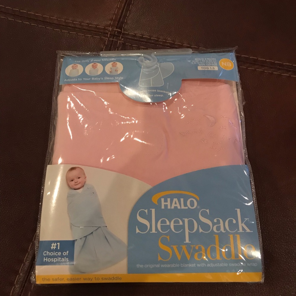 Halo Pink SleepSack Swaddle NB